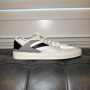 Thousand Fell Men's Court Low Top Sneaker White Size 13 Shoes Grey Black